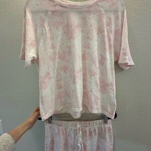 KIKIT Pink Tie-Dye Sleepwear Set